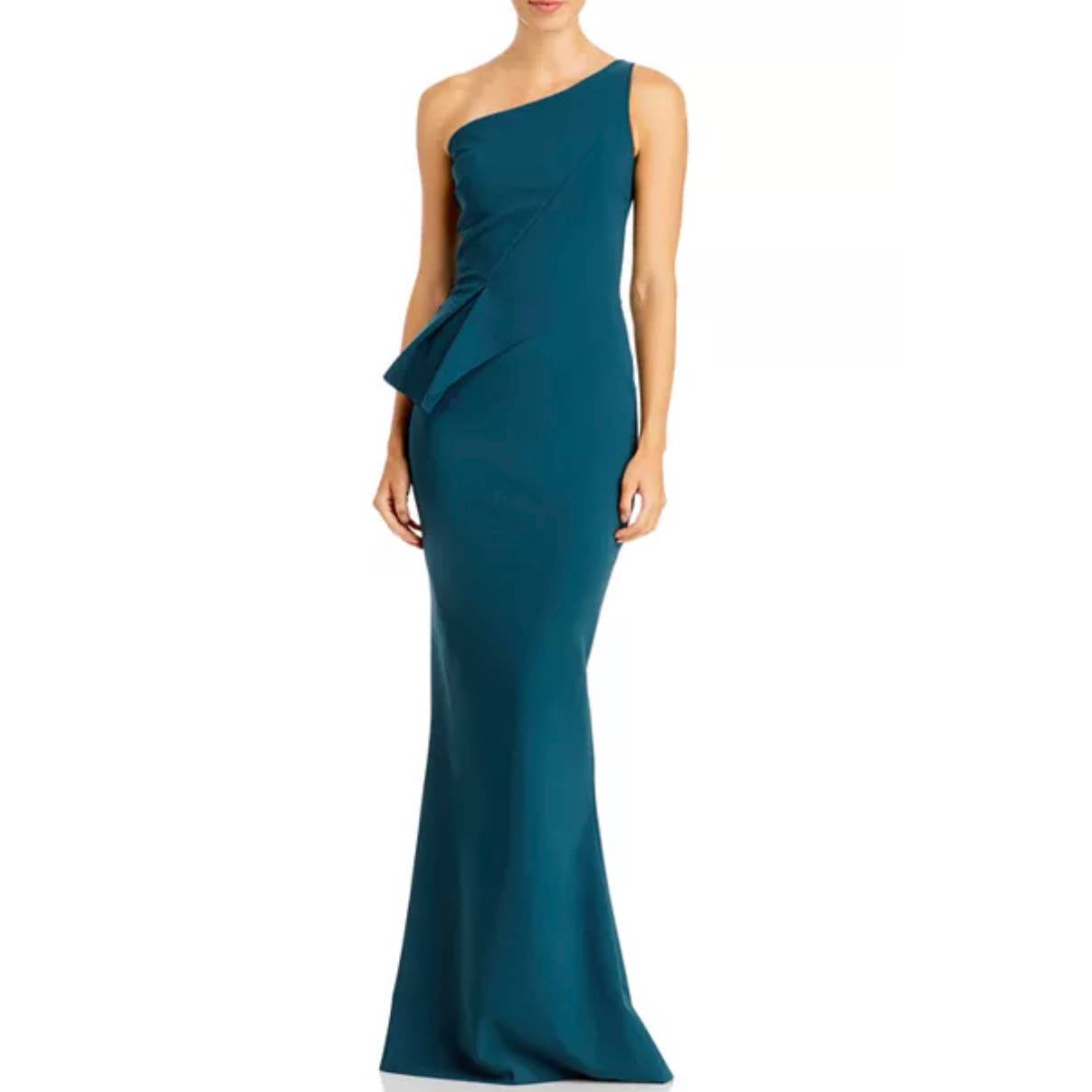 Chiara Boni La Petite Robe Zulema One Gown Forest Green Women's Size 6 Nwt
